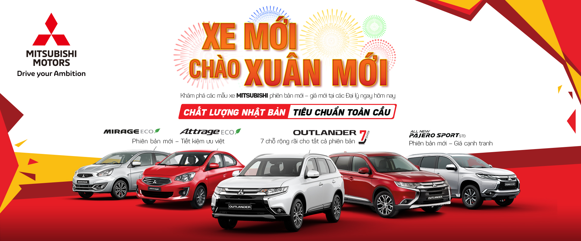 Bảng giá xe Mitsubishi tháng 4/2018